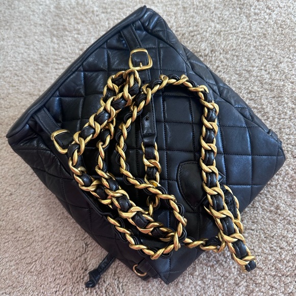 SOLD Chanel Duma Backpack Black Vintage - Picture 7 of 16